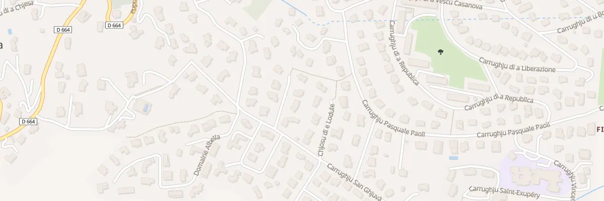 Plan du 36 Rue des Goelands à Biguglia