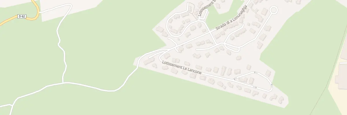 Plan du 23131 Lot Lancone à Biguglia