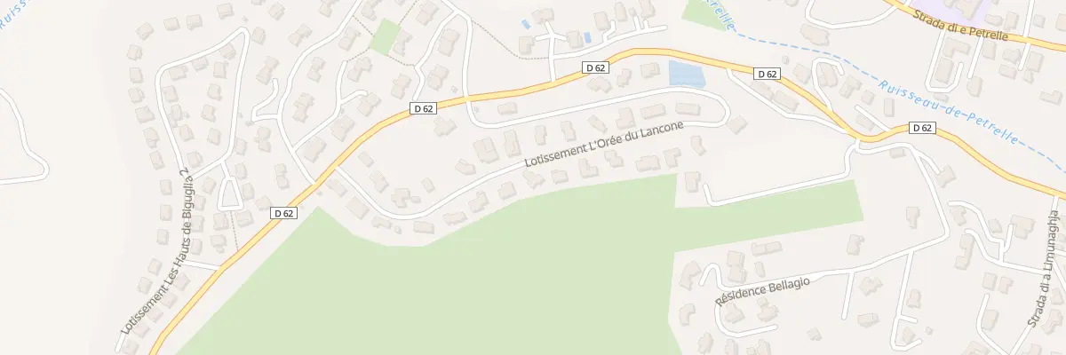 Plan du 8 Lot l’Oree de Lancone à Biguglia