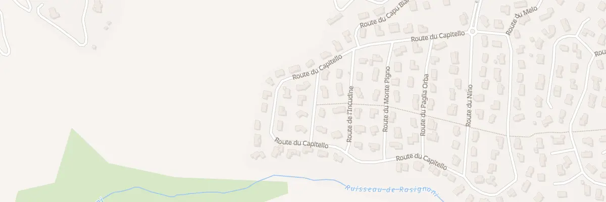 Plan du 97 Rte du Monte Cardo à Borgo