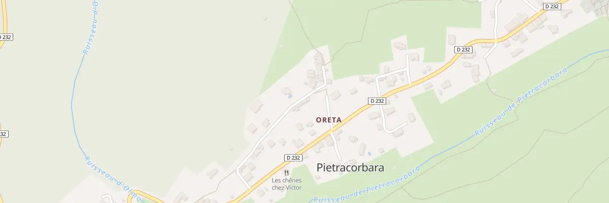 Plan du 5082 Oreta à Pietracorbara