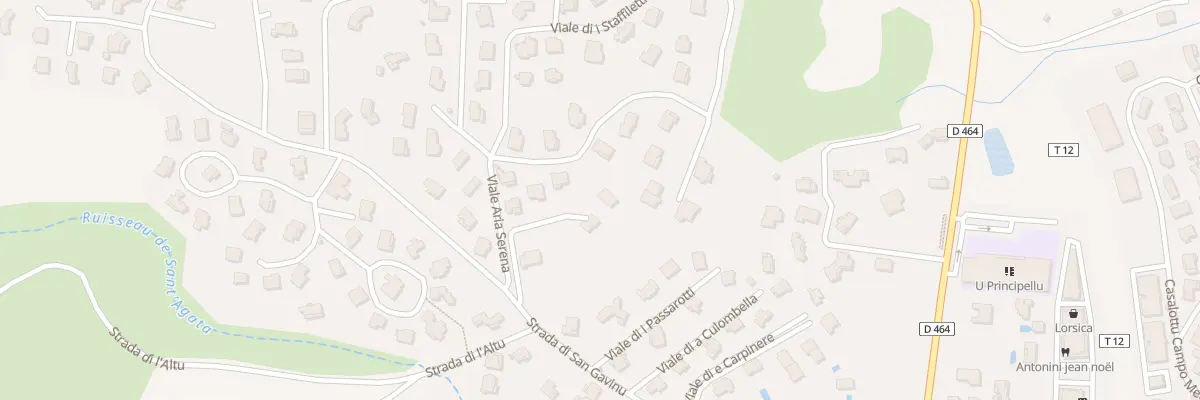 Plan du 4 All Viale Di l’Alivi à Furiani