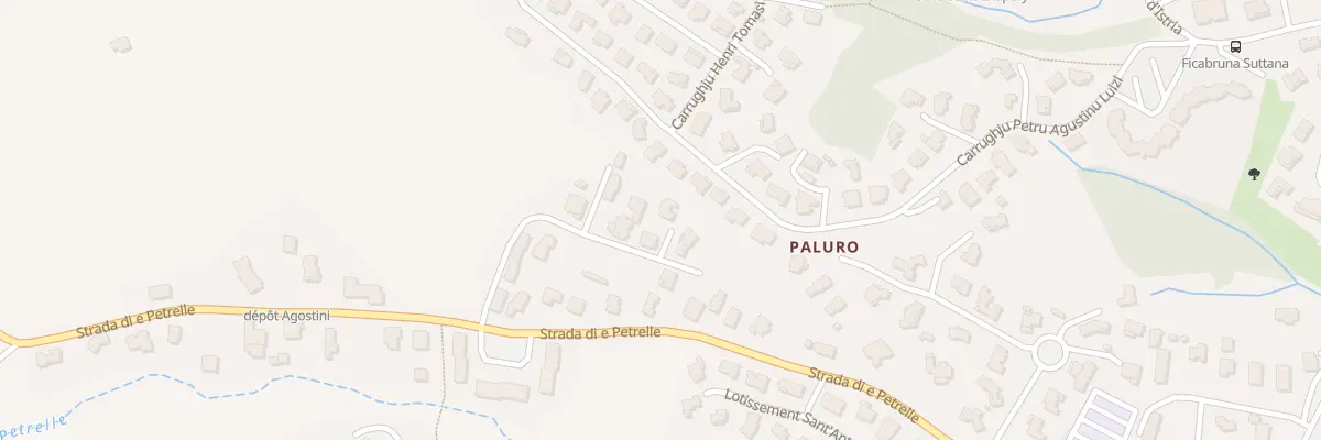 Plan du 5376 Paluro à Biguglia