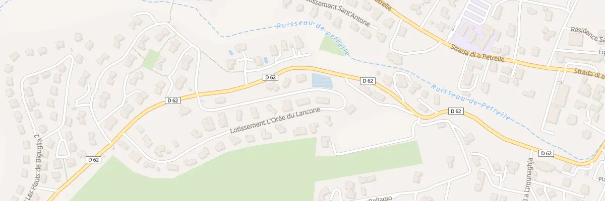 Plan du 17 Lot l’Oree du Lancone à Biguglia