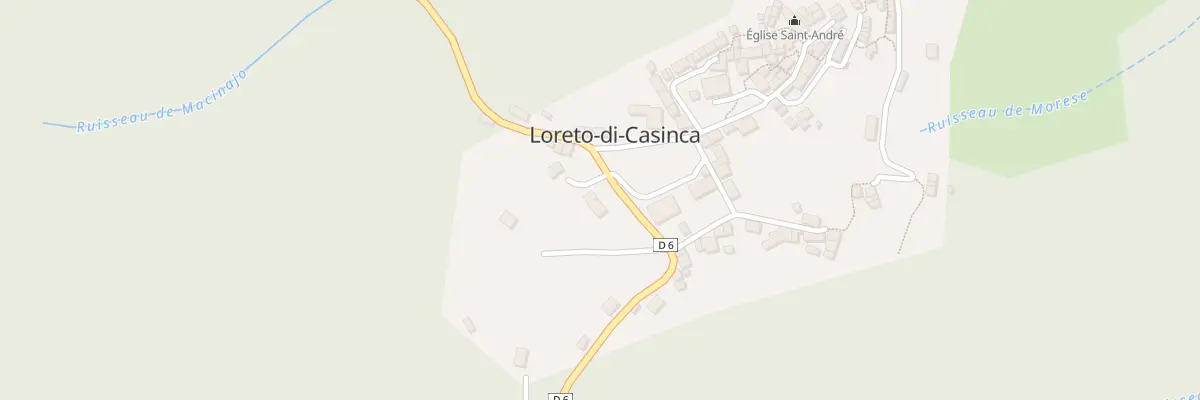 Plan du 5156 Fornello à Loreto-di-Casinca
