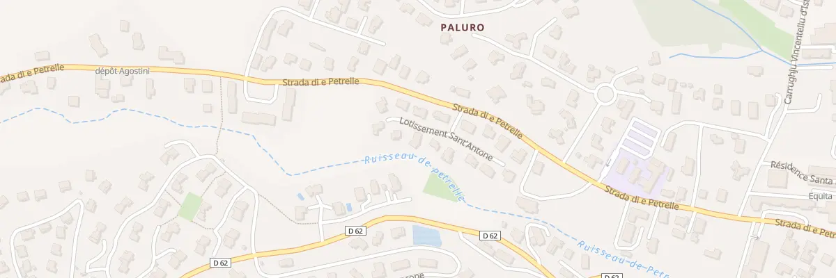 Plan du 14 Lot San Antone à Biguglia