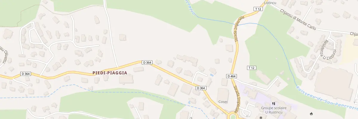 Plan de Piedi Piaggia à Furiani