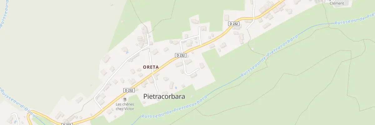 Plan du 5412 Ponticello à Pietracorbara