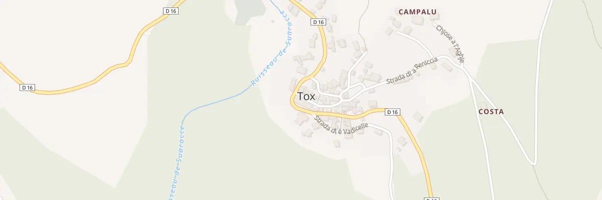 Plan du 236 Rue A Traversa à Tox
