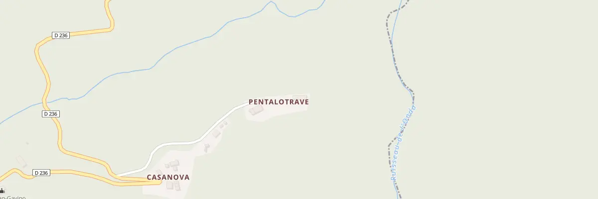 Plan du 5001 Pentalotrave à San-Gavino-d’Ampugnani