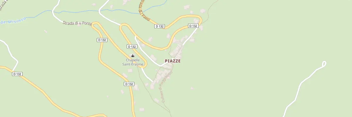Plan du 174 Rte Strada Sott’E Noce à Cagnano