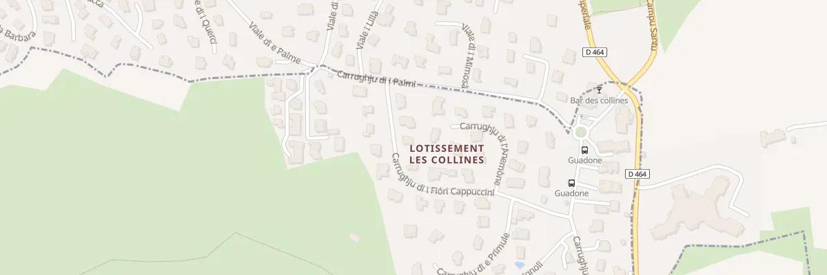 Plan du 5448 Mortola à Biguglia