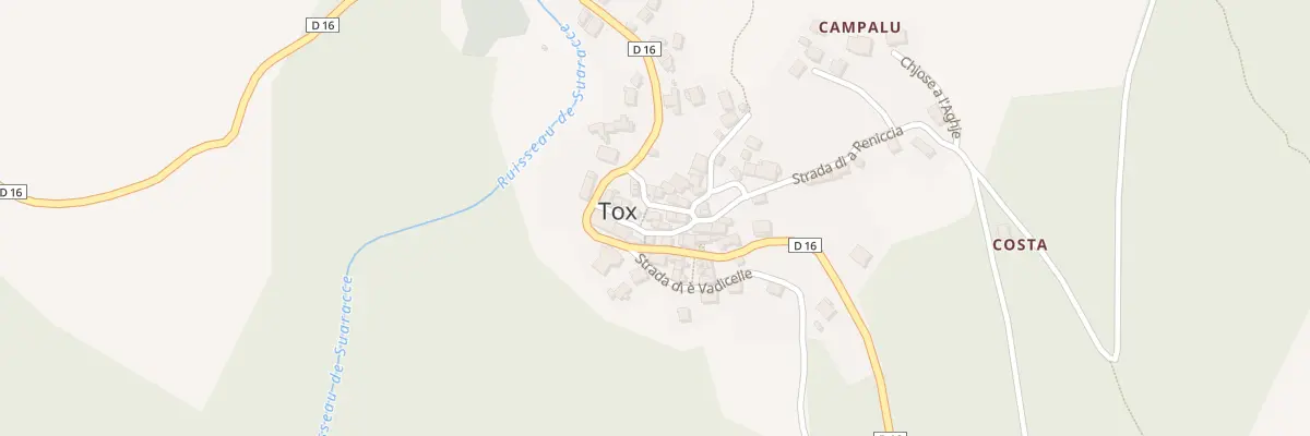 Plan du 22 Rte Strada Di U Chjassolu à Tox