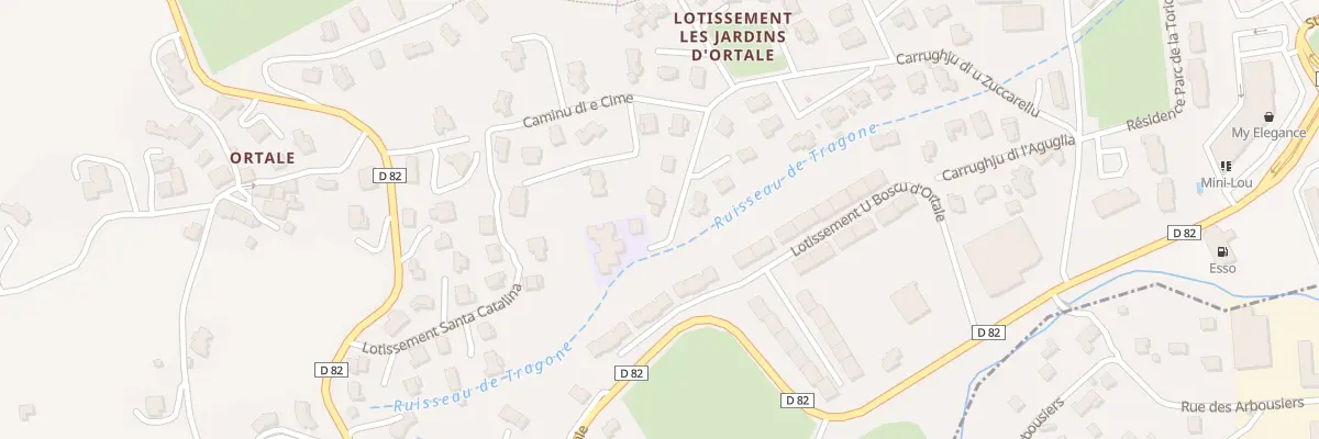 Plan du 5834 Cudechia à Sant’Andréa-di-Cotone