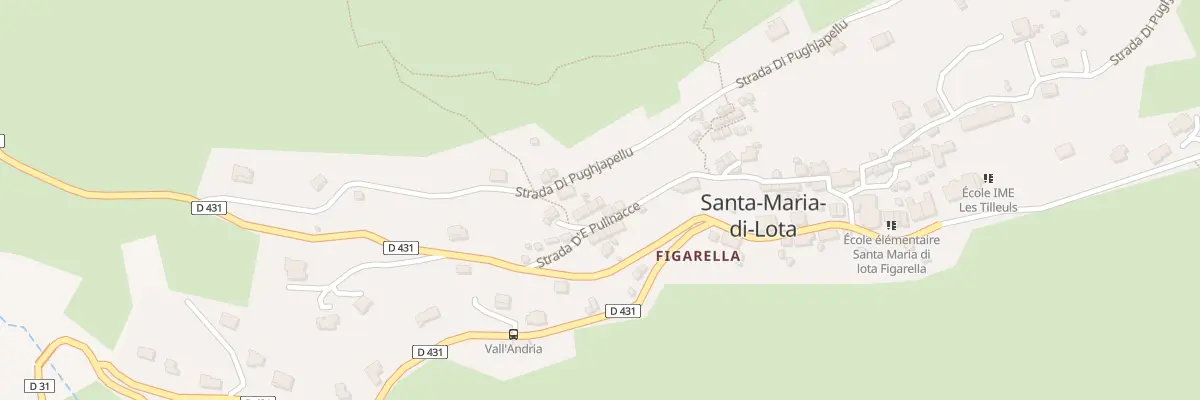 Plan du 352 Rte Strada Di Pughjapellu à Santa-Maria-di-Lota