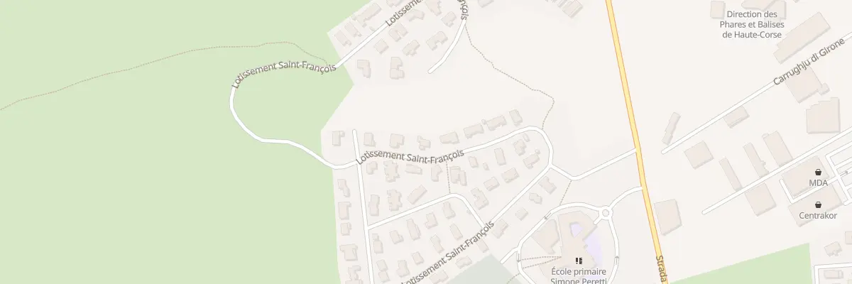 Plan du 23 Lot Saint-François à Biguglia
