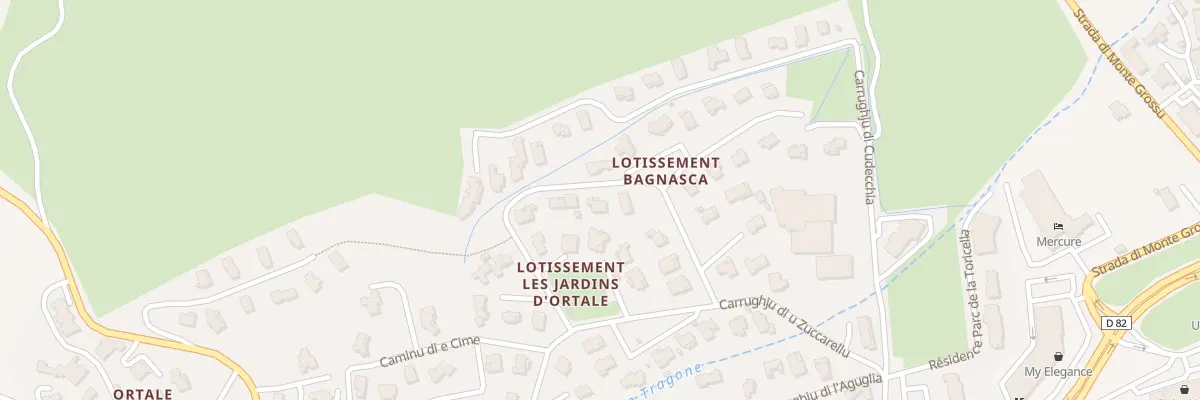 Plan du 4 Rue Carrughju Di U Carcu à Biguglia