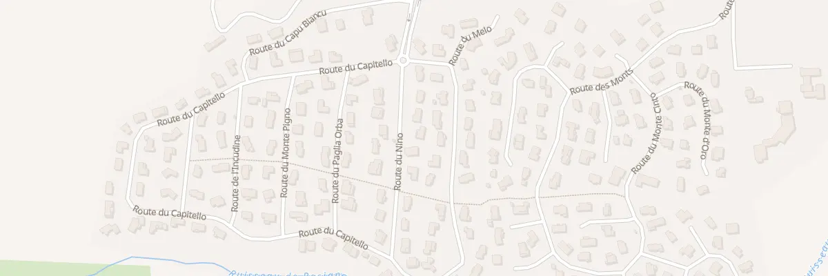 Plan du 37 Rte du Nino à Borgo
