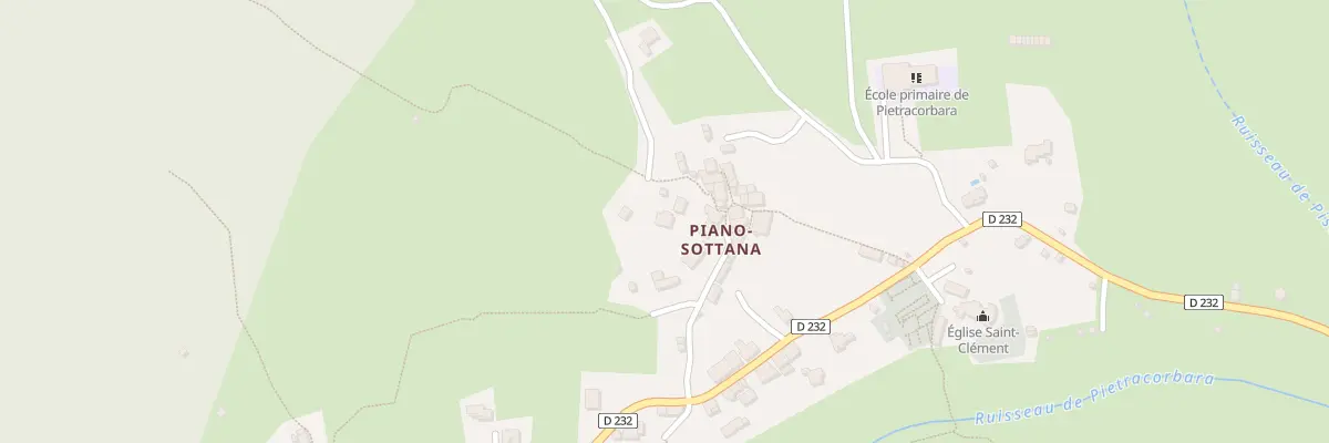 Plan du 377 Orneto à Pietracorbara