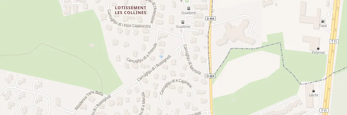 Plan du 24 Allee du Rossignol à Biguglia
