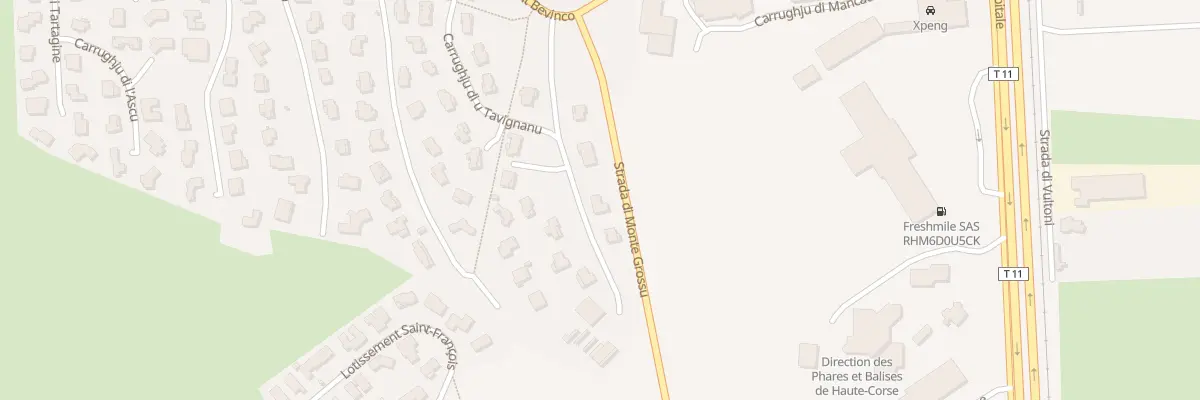 Plan du 32 Lot Bevinco à Biguglia