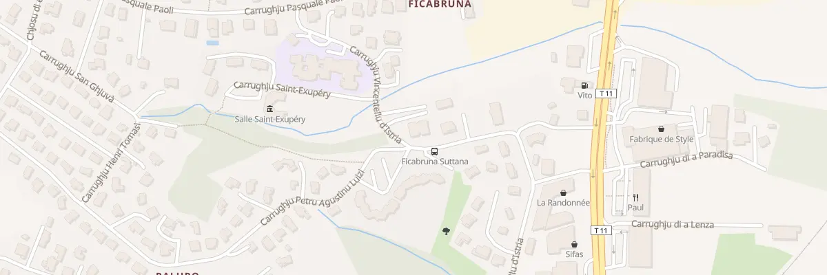 Plan du 600 Rue Carru Vincentellu d’Istria à Biguglia