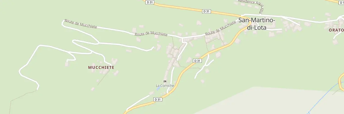 Plan du 5 Che Di Sottu à l’Aghja à San-Martino-di-Lota