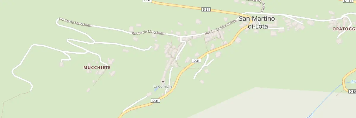Plan du 6 Che Di U Fornu à San-Martino-di-Lota