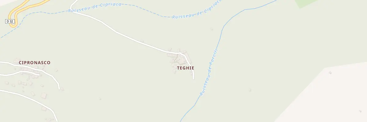 Plan du 5276 Teghia à Sisco