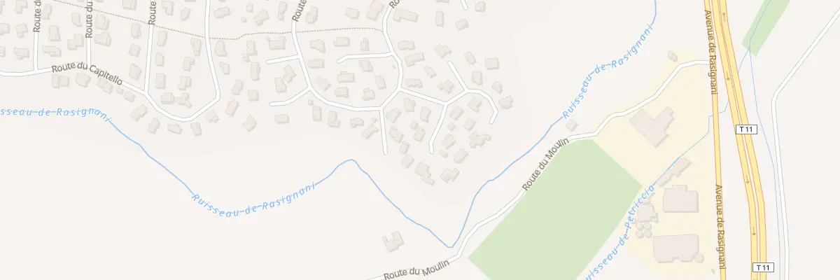 Plan du 90 Pl du Mont Olmeli à Borgo