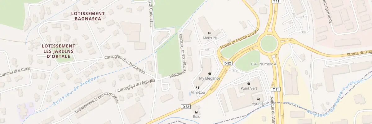 Plan du 110 Rue Carrughju Di Cudecchia à Biguglia