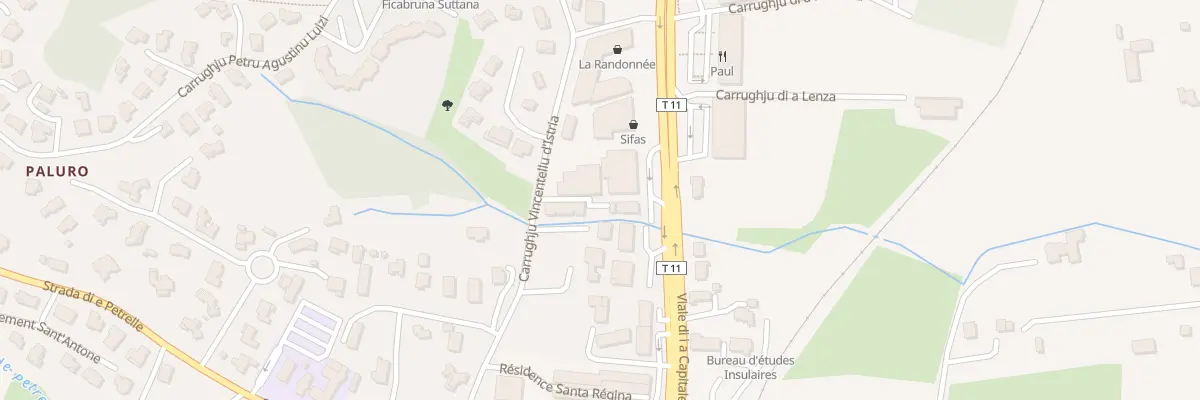 Plan du 2511 Res Istria à Biguglia