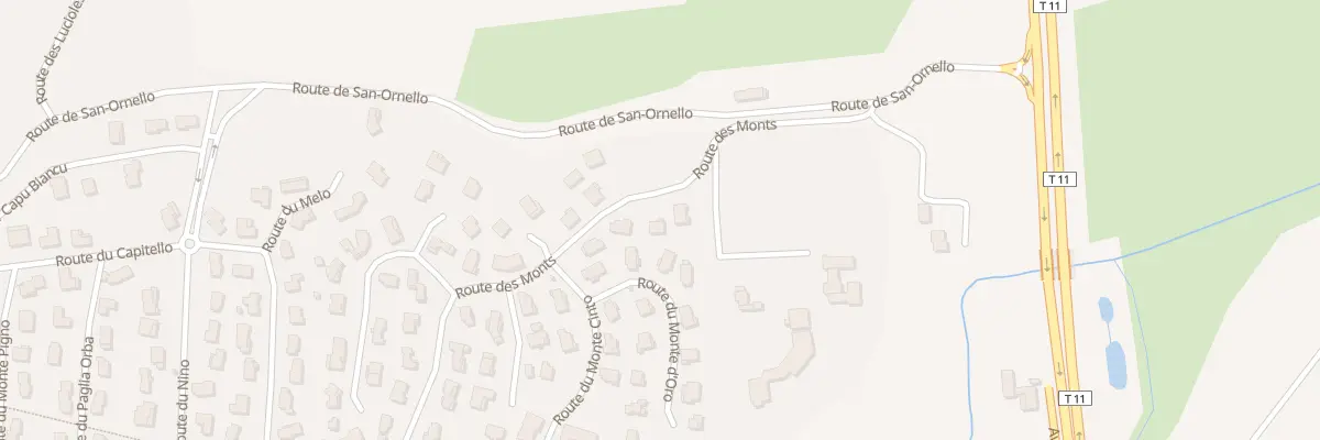 Plan du 2 Rte des Monts à Borgo