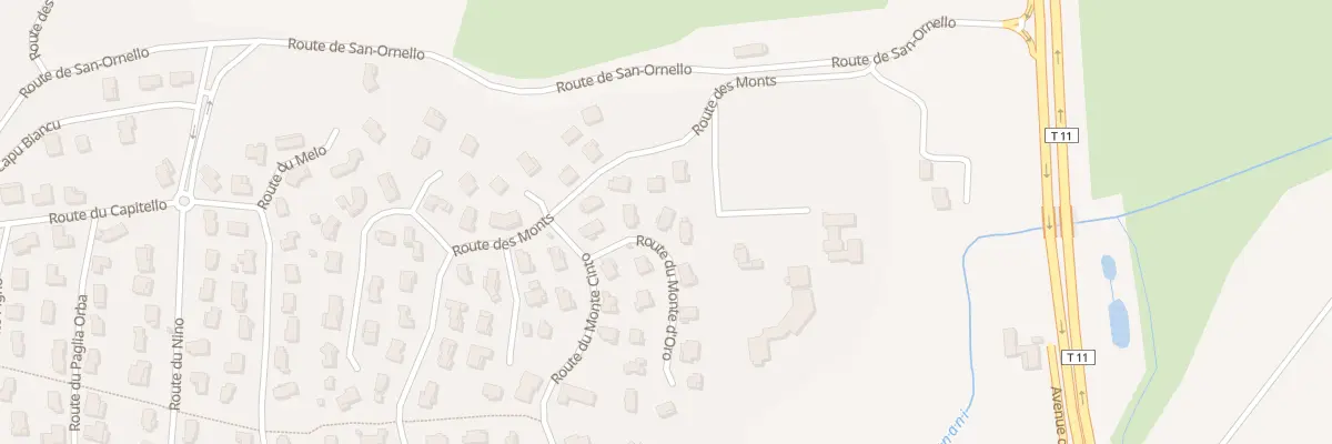 Plan du 7 Rte du Monte d’Oro à Borgo