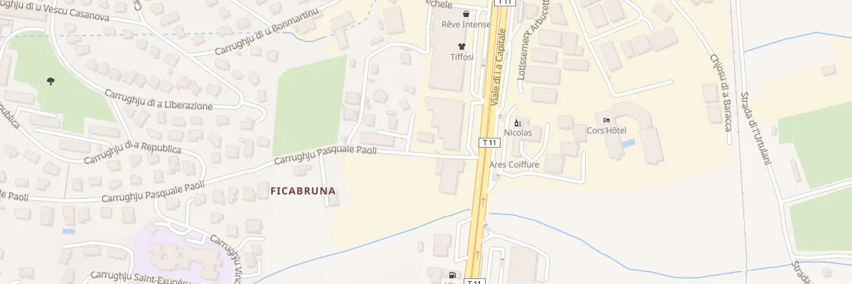 Plan du 59 Rue Carrughju Pasquale Paoli à Biguglia