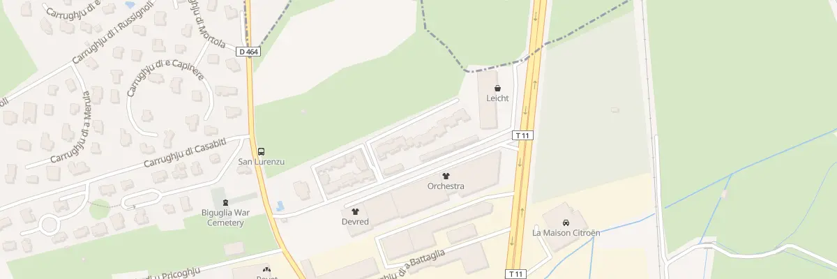 Plan du 6289 Res Isolella à Biguglia
