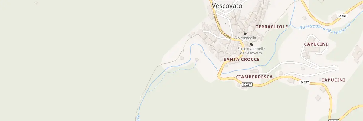 Plan du 188 Qua Lauzena à Vescovato