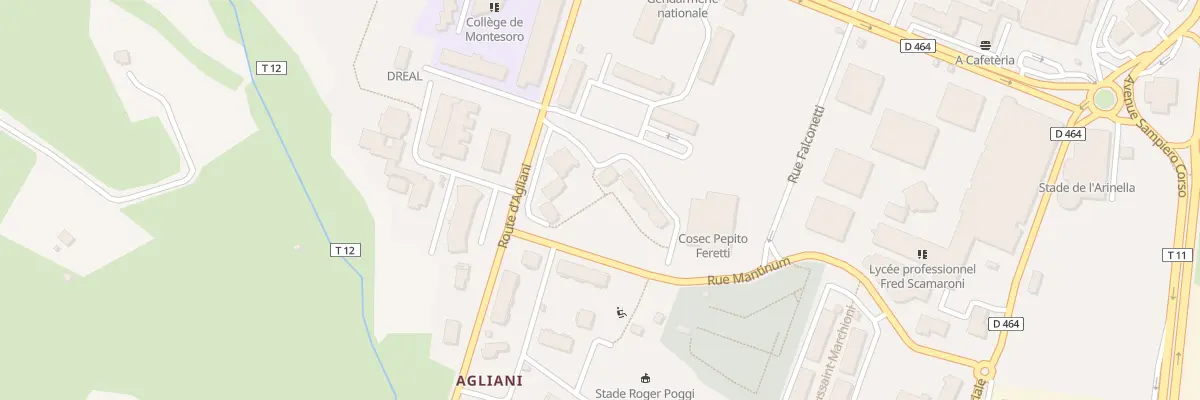 Plan du 161 Rte d’Agliani à Bastia