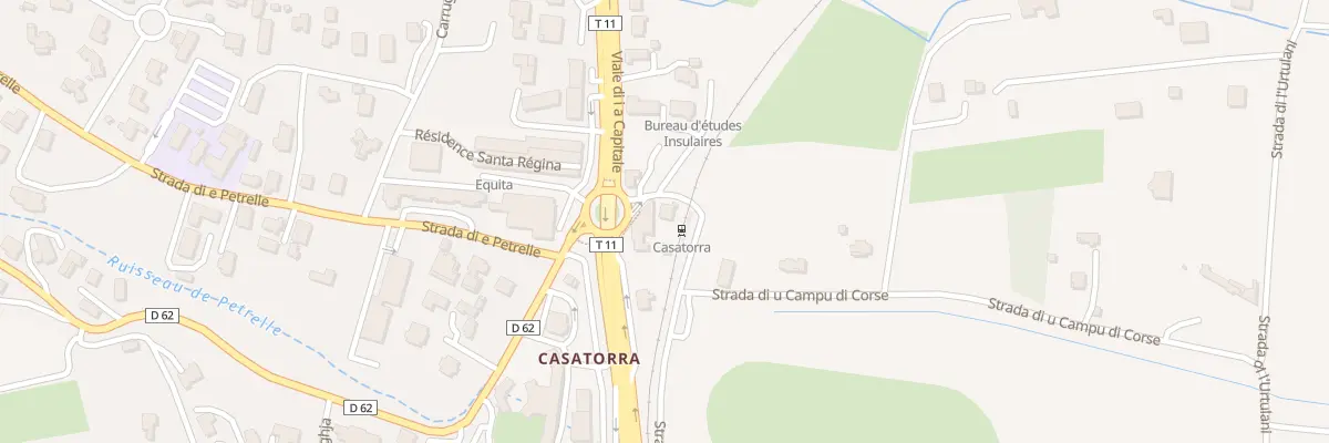 Plan du 30 Rte Strada Di Pastinata à Biguglia