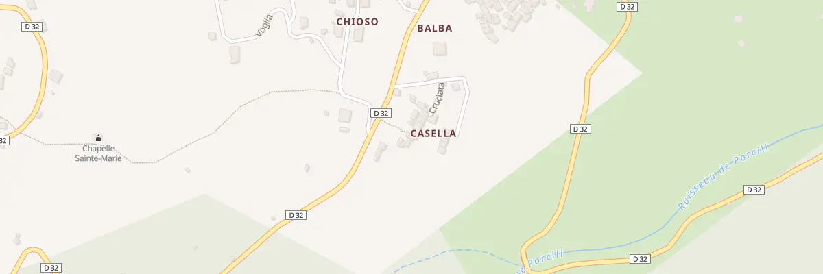 Plan du 5208 Casella à Sisco