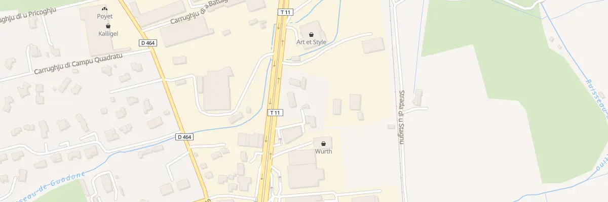 Plan du 5003 Cardello à Biguglia