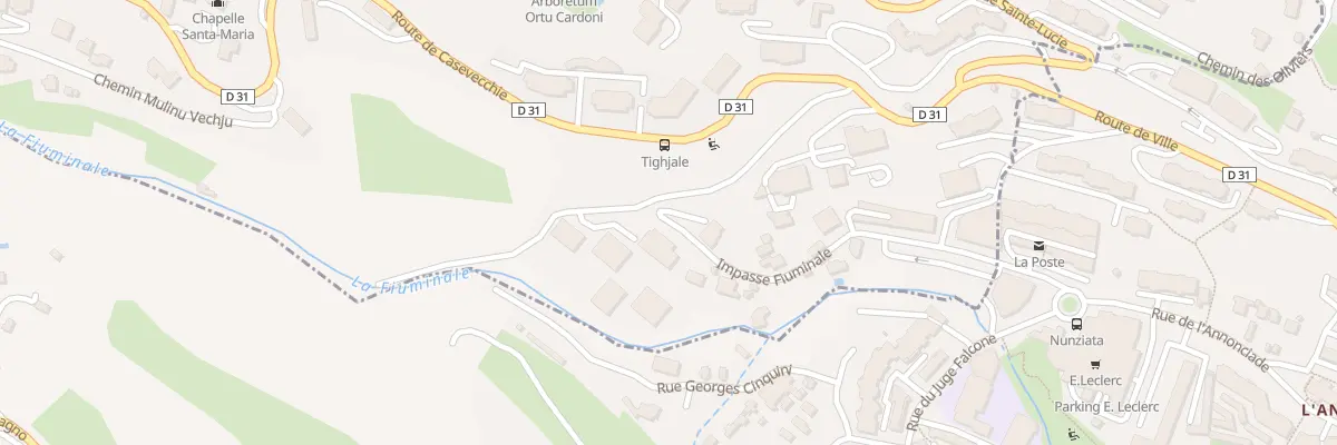 Plan du 422 Rte de Casevecchie à Ville-di-Pietrabugno