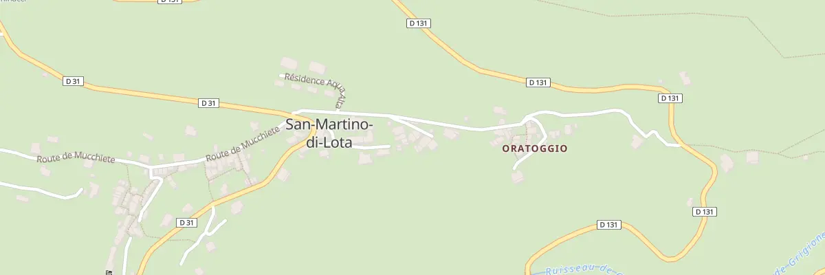 Plan du 11 Che d’Acqu’Alta à San-Martino-di-Lota