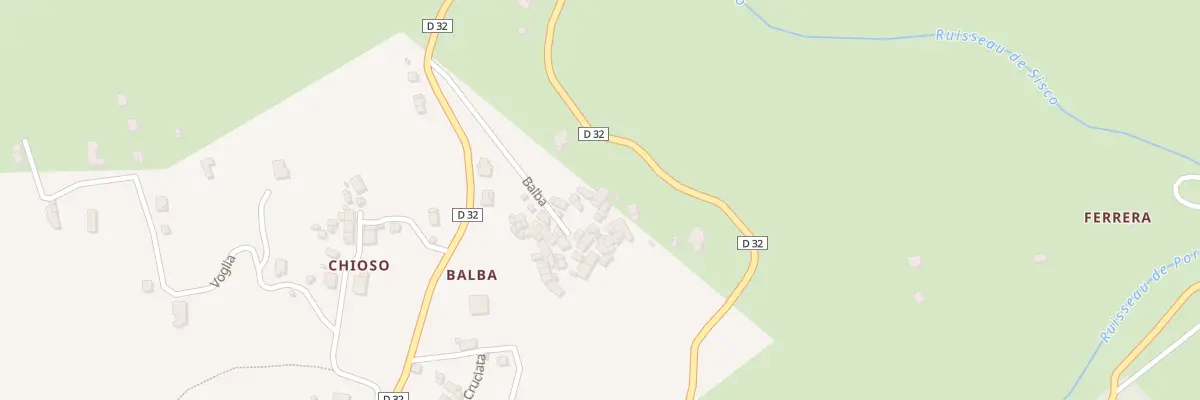 Plan du 5198 Balba à Sisco