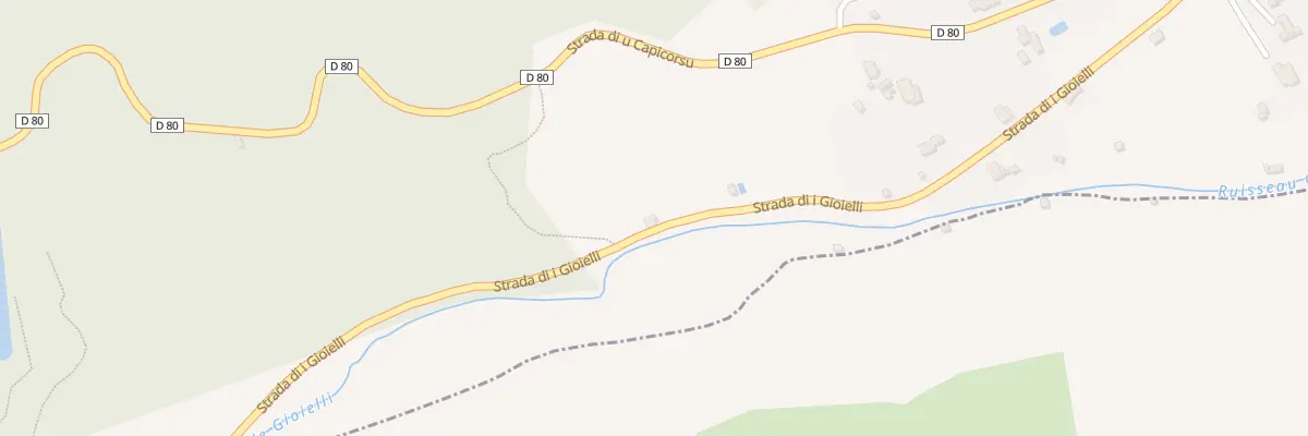 Plan du 550 Rte Strada Di Gioielli à Rogliano