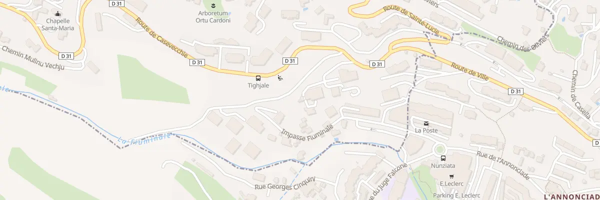 Plan du 262 Rte de Casevecchie à Ville-di-Pietrabugno