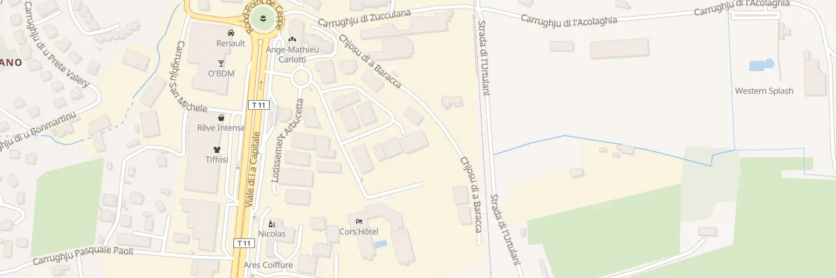Plan du 14 Lot Arbucetta à Biguglia