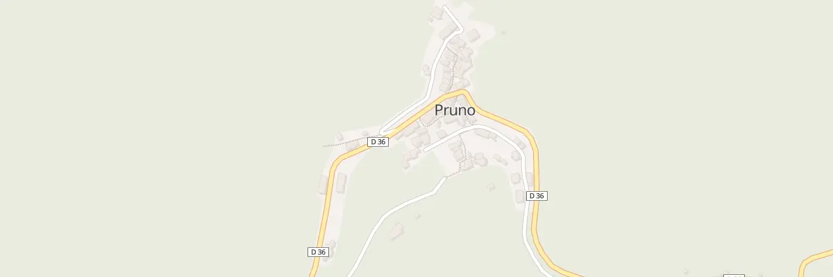 Plan du 5050 Pruno à Pruno