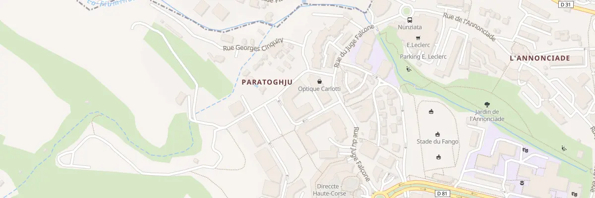 Plan du 52 Rue I Setti Mulini à Bastia