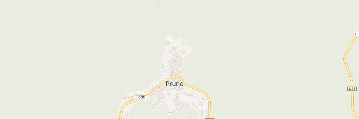 Plan de Pruno à Pruno